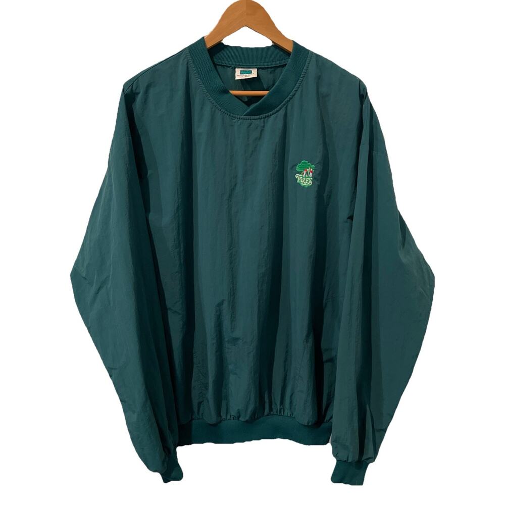 Turfer Pullover Golf Windbreaker-XL USA-Green-Triggs Golf Course